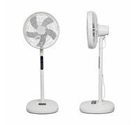 ezkart 16 Inch Pedestal Fan with Digital Display, 8 Speed Settings, remote control, 90° Oscillating, Standing Fan, advanced engineering energy efficiency Ideal For Home & Office