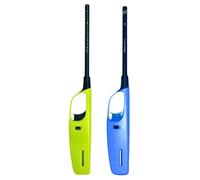 ezkart 2pk Large BBQ Lighters Refillable Safety Gas with Assorted Colours Suitable for Kitchen, Barbecue, Candles, Camping, Cooking, BBQs, Fireworks etc (2)