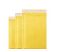 ezkart Pack of 10 Gold Bubble Padded Envelopes, Large Letter Postal Bags with Bubble Wrap Lining, Peel & Seal Strip (Gold Pack of 10, 120x165mm)