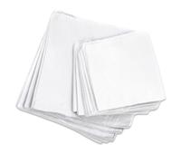 ezkart Pack of 100 - Versatile White Sulphite Paper Bags Assorted Sizes for Groceries, Vegetables Bread, & Fruits- Ideal as Sandwich, Paper Food, Cake, Pick and mix Sweet Bags (100, 8x8 Inch)