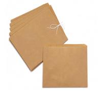 ezkart Pack of 1000 - Versatile Brown Paper Bags Assorted Sizes for Groceries, Vegetables, Bread, & Fruits- Ideal as Sandwich, Cake, Paper Food Bags, Pick and mix bags Sweet Bags (1000, 12x12 Inch)