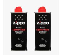 ezkart | Zippo Lighter Fuel with Low Odour Lighter Fluid, Works with Zippo Windproof Lighter and Zippo Refillable Hand Warmer, Fast Ignition. (Pack of 2)