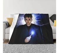 EZKYZTLW David Star Tennant Blanket Gifts for Women Girls Lightweight Flannel Fleece Blanket All Season Throw Blanket for Bed Couch Chair 60"x50"