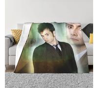 EZKYZTLW David Star Tennant Blankets & Throws Soft Microfiber Cozy Warm Throw Blanket for Couch Bedroom Living Room 50"x40"