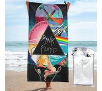 EZKYZTLW Pink Rainbow Floyd Adult Oversized Beach Towel Sandproof Microfiber Woman Beach Towels Quick Dry Lightweight Travel Towels 31.5"X63"