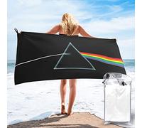 EZKYZTLW Pink Rainbow Floyd Beach Towel Microfiber Bath Towel For Girls Sand Free Quick Dry Womens Travel Towels For Yoga Sports 31.5"X63"