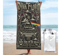 EZKYZTLW Pink Rainbow Floyd Beach Towel Oversized Microfiber Pool Bath Kid Adult Blanket For Little Girl Women Travel Swim Quick Dry Sand Free Towel 31.5"X63"