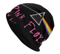 EZKYZTLW Pink Rainbow Floyd Beanie Hat Knit Cap for Women Men Slouchy Beanie Cap Winter Knit Hat Skull Cap Unisex