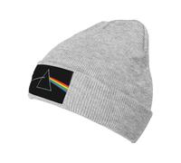 EZKYZTLW Pink Rainbow Floyd Beanie Warm Skull Knit Hat Trendy Headwear Nightcap for Women Men Elasticity Knitted Cap