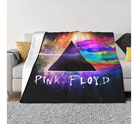 EZKYZTLW Pink Rainbow Floyd Fleece Blanket Lightweight Ultra-Soft Micro Throw Blanket for Sofa Couch Bed Camping Travel - Super Soft Cozy Microfiber Blanket 60"x50"