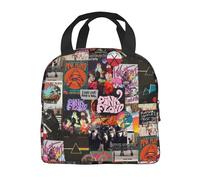 EZKYZTLW Pink Rainbow Floyd Lunch Bag for Women Girl Teen Insulated Medium Work School Cooler Lunch Box Containers for Adults Tote Portable Reusable Outdoors