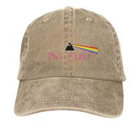EZKYZTLW Pink Rainbow Floyd Men Women Camp Baseball Hat Adjustable Washable Hat Unisex Trucker Cap Dad Hat for Outdoor Daily