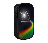 EZKYZTLW Pink Rainbow Floyd Pencil Case Bag Storage Pouch Simple Stationery Bag Holder for Middle High School Office College Student