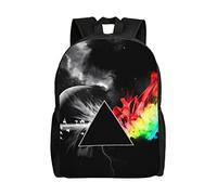 EZKYZTLW Pink Rainbow Floyd Unisex Classic Backpack Hiking Bag Durable Travel Daypack Bookbag Suitable For Boys And Girls