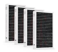 EzLfGre Air Filter, H13 HEPA Replacement Filter 4-Pack, Compatible with Filtrete 3M C01 T02, Carbon, Odor Removal