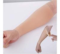 EZLUIYLDH Silicone False Arm - Realistic Silicone Sleeve Fake Arm - Soft/Nature Silicone Sleeve - for Scar Tattoo Birthmark Obscuration And Cosplay (1PC),S