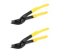 EZLUIYLDH Strapping Cutter, Strapping up to 13/16" Width and 0.05" Thickness, 12" Heavy Duty Strapping Cutter, for Steel & Polyester (PET) & Polypropylene (PP), 2 Pack