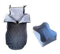 EZLUIYLDH Wheelchair Warmer Blanket Thicken Wheelchair Warmer Blanket Thicken Full Body Warm Fleece Lined Lower Body Upgraded Windproofperfect For Keeping Legs Cosy