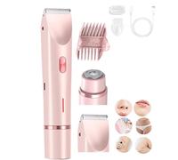 Ezme Razor, The Trimmie 2.0 by Ezme,Dual-Head Hair Trimmer for Women,Electric Lady Shaver,Rechargeable Painless Electric Razor Bikini Trimmer Facial Hair Removal Body Trimmer,Waterproof Female Shaver
