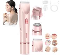 Ezme Razor, The Trimmie 2.0 by Ezme, Ezme Electric Shaver, Ezme Bikini Trimmer,2 in 1 Electric Shaver Razors,Bikini Trimmer,Painless Electric Razors for Silk Skin, Cordless Body Shaver (Pink)