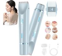 Ezme Razor, The Trimmie 2.0 by Ezme, Ezme Electric Shaver, Ezme Bikini Trimmer,2 in 1 Electric Shaver Razors,Bikini Trimmer,Painless Electric Razors for Silk Skin, Cordless Body Shaver (Blue)