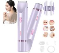 Ezme Razor, The Trimmie 2.0 by Ezme, Ezme Electric Shaver, Ezme Bikini Trimmer,2 in 1 Electric Shaver Razors,Bikini Trimmer,Painless Electric Razors for Silk Skin, Cordless Body Shaver (Purple)