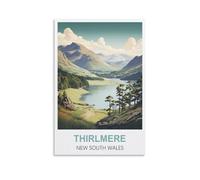 EZMLFA 5D Diamond Art Kits for Beginner,Thirlmere New South Wales Kits for Adults and Kids, Full Drill Round Rhinestone Paint with Diamonds,DIY 5D Diamond Art 30x40cm