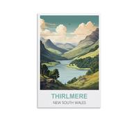 EZMLFA 5D Diamond Painting Kits for Adults,Thirlmere New South Waless Diamond Art Kits for Beginners,Full Drill Diamonds Gem Art for Home Wall Decor Gift 50x60cm