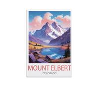 EZMLFA DIY Oil Painting Kits for Adults Kids,Mount Elbert Colorado Beginner to Advanced Number Painting Kit-Kits Include Acrylic Paints,Brushes 50x60cm