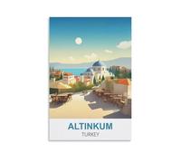 EZMLFA DIY Painting by Number Kits，Altinkum Turkeys Posters DIY Acrylic Painting by Numbers Kits with Brushes Acrylic Pigment Home 40x50cm