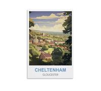EZMLFA Paint by Number DIY Oil Painting Cheltenham Gloucester Landscape Kit for Adults Beginner DIY Oil Painting 40x50cm