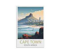 EZMLFA Paint by Numbers,Cape Town South Africa DIY Painting by Number Kits Oil Paint Drawing Canvas Home Decor Gift 20x30cm