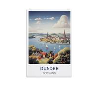 EZMLFA Paint by Numbers for Adults Dundee Scotland DIY Digital Painting for Beginners Wall Decor Drawing Gift 40x50cm