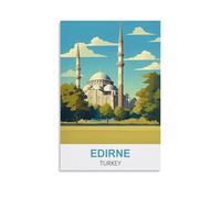 EZMLFA Paint by Numbers for Adults，Edirne Turkeys Posters Easy Paint by Numbers for Beginner,Acrylic Watercolor Paint by Number for Kids Gift Decor 50x60cm