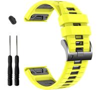 EZMVZKU 20mm Quickfit Silicone Watch Band for Garmin Fenix 8 43mm/Descent Mk3 43mm/Epix Pro 42mm/Fenix 7S/6S/5S/7S Pro/6S Pro/5S Plus,Sport Replacement Strap for Approach S70 42mm/Descent Mk2s