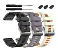 EZMVZKU 20mm Silicone Watch Straps Compatible with Garmin Fenix 8 AMOLED 43mm/7S/7S pro/Fenix 6S/6S Pro/5S/5S Plus,Quickfit Sport Bands for Garmin Approach S70 42mm/epix Pro 42mm/Descent Mk3i 43mm