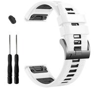 EZMVZKU 20mm Silicone Watch Straps Compatible with Garmin Fenix 8 AMOLED 43mm/7S/7S pro/Fenix 6S/6S Pro/5S/5S Plus,Quickfit Sport Bands for Garmin Approach S70 42mm/epix Pro 42mm/Descent Mk3i 43mm