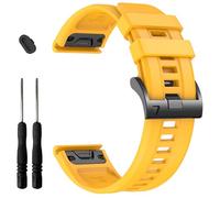 EZMVZKU 22mm Quickfit Silicone Band Compatible with Garmin Fenix 8 47mm/Fenix 7/7 Pro/6/6 Pro/5/5 Plus/E,Watchband for Forerunner 965/955/Approach S62/S70/epix Pro/Tactix 8 47mm/Descent G2/G1 Solar