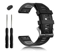 EZMVZKU 22mm Quickfit Sport Band for Garmin Fenix 8 47mm/Fenix 7/7 Pro/6/6 Pro/5 Plus,Silicone Watchband Strap for Forerunner 970 965 955/Approach S62/S70/quatix 8/tactix 8 47mm/Descent G2/G1 Solar