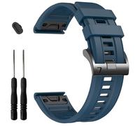 EZMVZKU 26mm Watch Straps Compatible with Garmin Fenix 8 AMOLED 51mm/7X Pro/7X/6X Pro/6X/5X Plus/5X, QuickFit Sport Silicone Watchband Replacement for Enduro 3/2/Descent Mk3i 51mm/Mk2i/Epix Pro 51mm