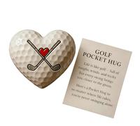 Eznaobo Golf Pocket Hug, Pocket Hug Golf Ball with Encouraging Message Card, Positive golfs Ball Gifts for Women & Men, Good luck Support Gifts