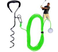 Eznaobo Golf Training Tool for Drivers & Irons, Practice Your Golf Swing in The Backyard with A Real Golf Ball,14.3 M ball flight feedback, Suitable for Golfers of All Ages (green)