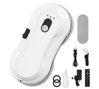 Eznaobo Intelligent Windows Cleaning Robots, 5600 Pa Automatic Electric Window Cleaning Robot with Two Way Spray Function, Remote Control, Smart Window Washer Robot for All Glass, 10 Cloths