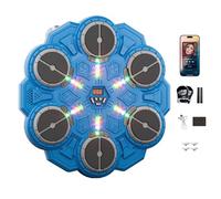 Eznaobo Music Boxing Machine for Kids,Smart Boxing Machine with Gloves, 3 Modes and Scoring Screen,Wall Mounted Musical Boxing Machine for Adults Kids, for Home, Gym (blue)