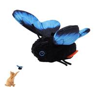 Eznaobo Smart Sensing Flapping Butterfly Toy Interactive Cat, Rechargeable Interactive Butterfly Cat Toy,Durable Plush Build For Solo Play