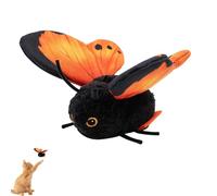 Eznaobo Smart Sensing Flapping Butterfly Toy Interactive Cat, Rechargeable Interactive Butterfly Cat Toy,Durable Plush Build For Solo Play