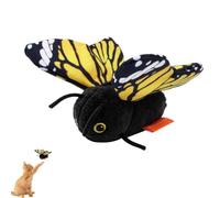 Eznaobo Smart Sensing Flapping Butterfly Toy Interactive Cat, Rechargeable Interactive Butterfly Cat Toy,Durable Plush Build For Solo Play
