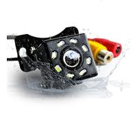 EZoneTronics Car Reversing Camera with Super Night Vision IP68 Waterproof,Car Rear View Camera,170° Wide Angle HD CCD 8 LED Night Vision Parking System with 6m Video Cable for Car RV Bus Truck Trailer