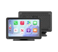 EZoneTronics Wireless CarPlay & Android Auto Screen, Car Stereo 7" HD Touch Screen Portable GPS Navigation Radio Player support Bluetooth WiFi, Voice Control, Mirror Link, Rearview Camera, AUX, FM