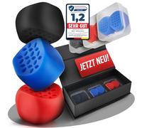 EZOT Jawline Trainer Set - Jaw Trainer Men and Women, Defines Jaw Line and Face Trainer with Jawliner Toner, Jaw Exerciser for Double Chin Remover, 3 Resistance Levels